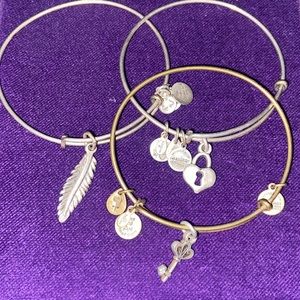 Alex & Ani Key Charm Bracelets